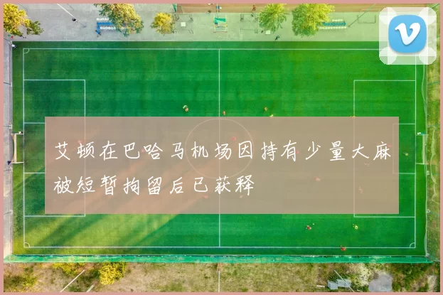 艾顿在巴哈马机场因持有少量大麻被短暂拘留后已获释